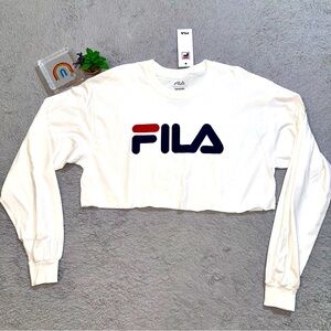 Fila White Logo sweatshirt